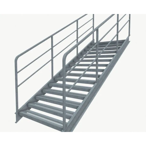 Лестница промышленная с ромбическим рифлением х/к ЛХФ 45-42.7 4200х700х4200 мм Серия 1.450.3-7.94
