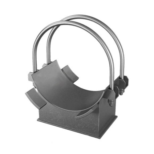 Опора хомутовая неподвижная для трубопроводов ТЭС и АЭС Ст3 530х400х500х150 мм ОСТ 34-10-618-93 в Иркутске

