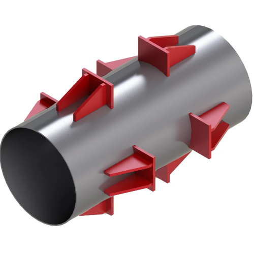 Опора неподвижная лобовая четырехупорная усиленная Т7.17 1220х9х400х1504х500 мм Серия 4.903-10 Выпуск 4