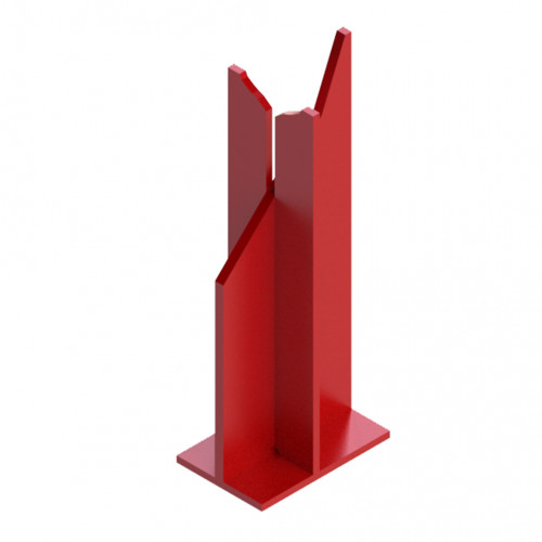 Опора подвижная для сварных отходов ТС-631.000 820х450х460х766 мм Серия 5.903-10 выпуск 8-95 99 кг