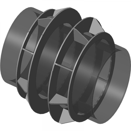 Опора неподвижная щитовая усиленная для тепловых сетей ТС-667.00.00 1220х302 мм Серия 5.903-13 выпуск 7-95 334,6 кг