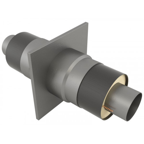 Опора неподвижная щитовая в оцинкованной ППУ изоляции для тепловых сетей 17ГС 1020х1200х1400х2000 мм ГОСТ 30732-2006