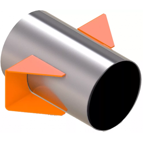 Опора вертикальных трубопроводов ОВ-400 400х25х500 мм ОСТ 36-17-85 в Иркутске

