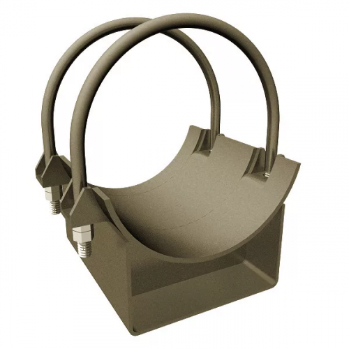 Опора однохомутовая неподвижная 57 мм ОСТ 108.275.27-80 в Иркутске

