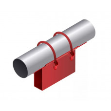 Опора неподвижная приварная корпусная для тепловых сетей исп. А12 / АС12 ВСт3 159х80х340х100 мм ОСТ 36-146-88 3 кг