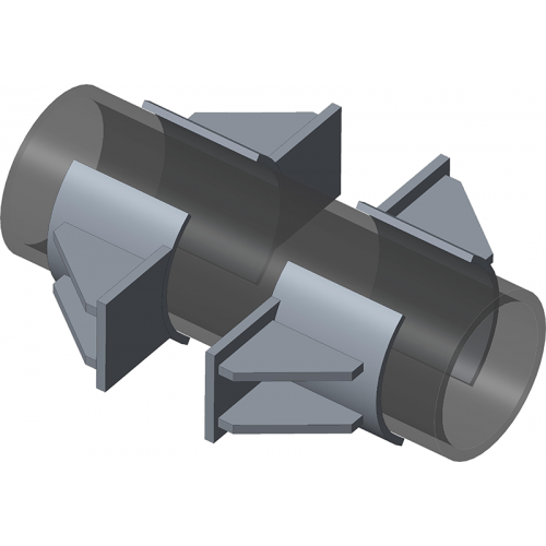 Опора неподвижная двухупорная усиленная для тепловых сетей ТС-662.00.00 630х240х230х890 мм Серия 5.903-13 выпуск 7-95 54,8 кг