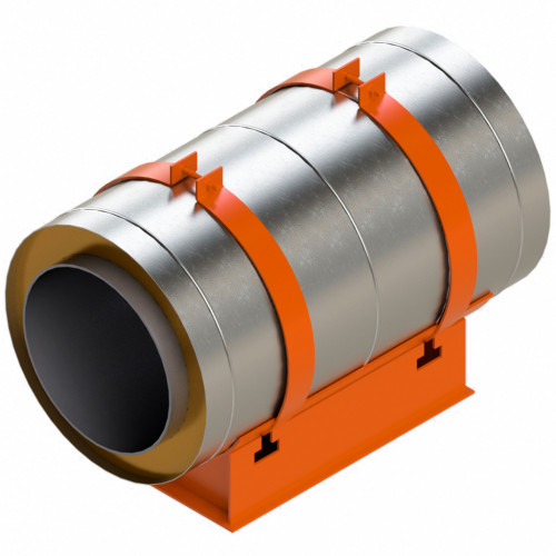 Опора скользящая хомутовая ТС-626.000 194х180х150 мм Серия 5.903-13 выпуск 8-95 7,3 кг